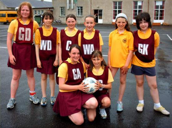 Photograph of Halkirk Netball Team Wins West Side Of Caithness Competition