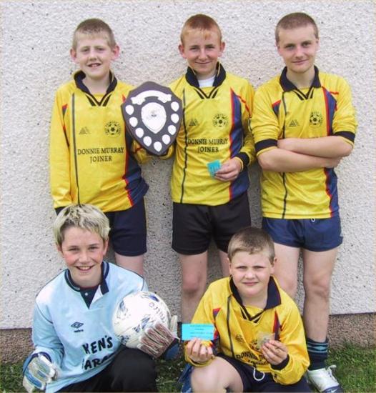 Photograph of Farr Junior Five-a-side Footbal Competition Winners