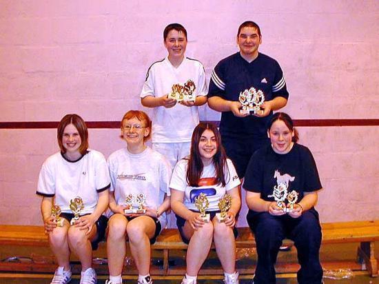 Photograph of Under 17 County Badminton Championships