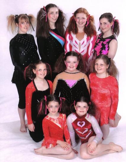 Photograph of Caithness Gymnasts Perform At GYMFEST 2009