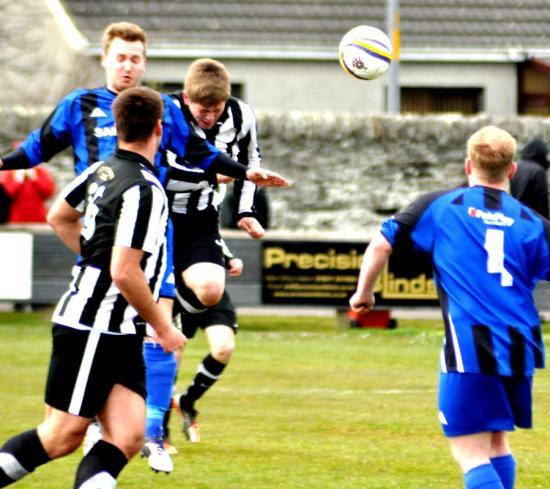 Photograph of Huntly no match for Academy's four play