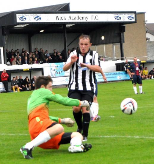 Photograph of Wick Academy 3  Fraserburgh 0