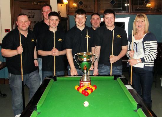 Photograph of Wick & District Pool League Division One Champions 2015 - Crown1
