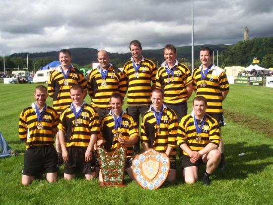 Photograph of Halkirk Tug O War Team 2006 Scottish Champions In Two Weights