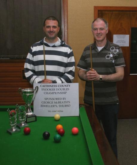 Photograph of McBeath's Jeweller's County Snooker Doubles
