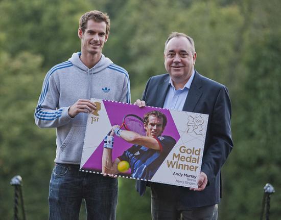 Photograph of First Minister Meets Andy Murray