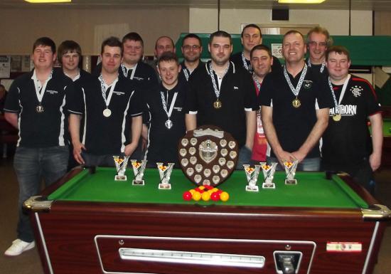 Photograph of Camps2 Win League and Cup Final To Take The Rockwater Shield